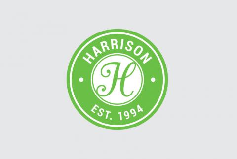 Harrison logo in green