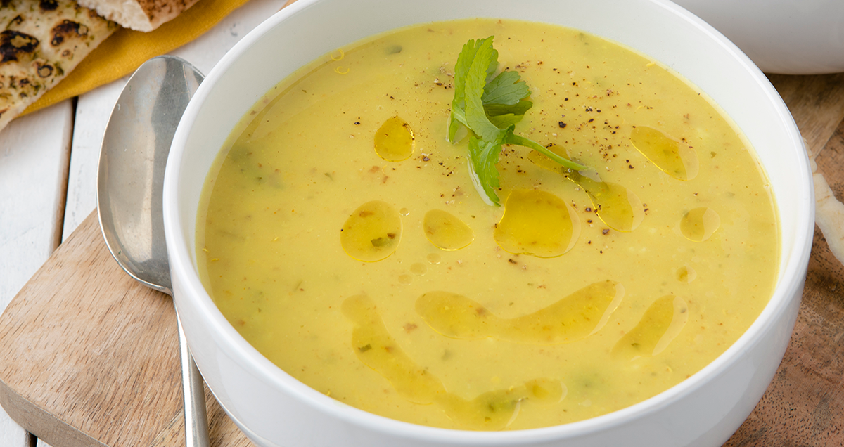 bowl of parsnip soup