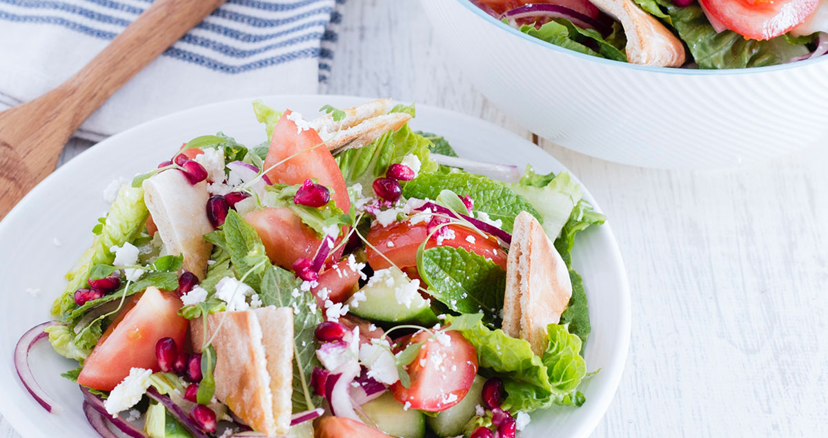 Bowl of fresh salad