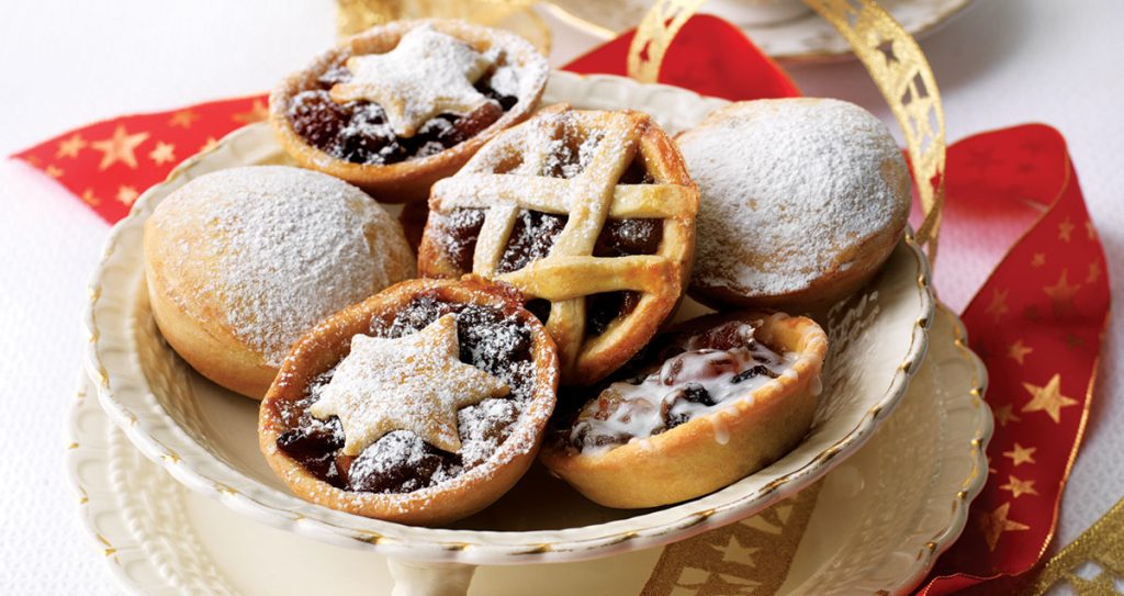 A tray of mince pies